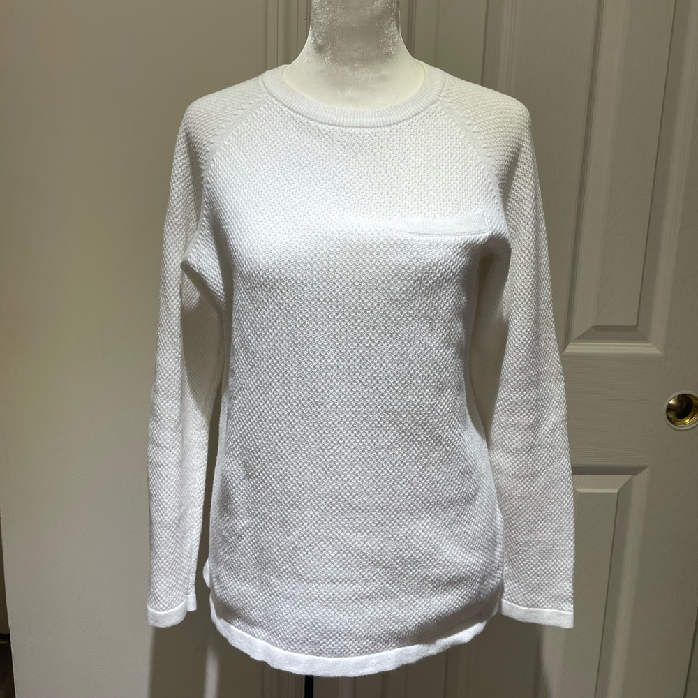 H&M white long sleeves top